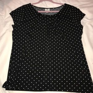 Polka dot blouse